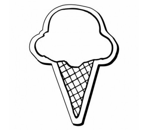 ice cream outline clip art - photo #44