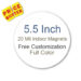 5.5 Inch Diameter Circle Shape Custom Full Color Magnets