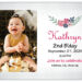 Birthday Announcement Save The Date Magnets 3x5 inch Square Corner 20 Mil