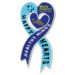 8x3.88 Custom Ribbon Shape Full Color Outdoor Magnet