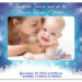 3.5x4 Custom Glowing Snowflakes Classic Magnets 20 Mil Round Corners