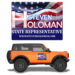 24x18 Custom Political Magnetic - Outdoor & Car Magnets 30 Mil Square Corners