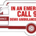3x5 Custom Ambulance Shape Magnets 20 Mil