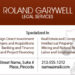 2x3.5 Custom Law Firm Business Card Magnets 20 Mil Round Corners