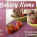 2x3.5 Custom Bakery Business Card Magnets 20 Mil Square Corners