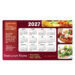 4x7 Custom Printed Restaurant Calendar Magnets 20 Mil Round Corners