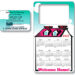 4x7 Custom Calendar Picture Frame Shape Magnets 20 Mil