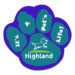 3.25x3.125 Custom Paw Shape Magnets - Outdoor & Car Magnets 35 Mil