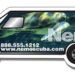 5.25x2.25 Custom Van Shape Magnets