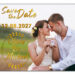 Save the Date Wedding Magnets 20 Mil