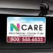 12x18 Custom Health Magnetic Car Signs Magnets