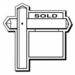 Custom Sold Sign Shaped Magnets 20 Mil
