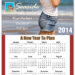 Promotional Calendar Magnet