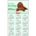 Calendar Announcement Magnets 20 Mil Round Corners