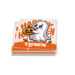 Customized Square White or Clear Plastic stickers