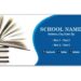 School Business Card Magnets 20 Mil