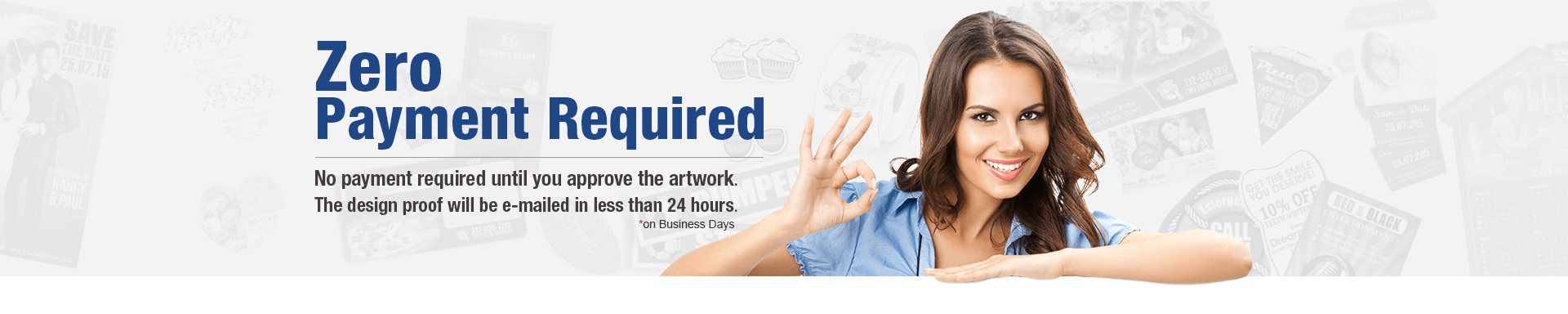 Zero Payment Required