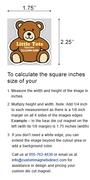 Calculating Die-Cut Magnet Size Calculating Die-Cut Magnet Size