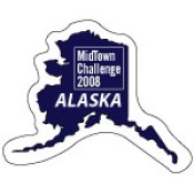 Custom Alaska Shaped Magnets 20 Mil