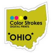 Custom Ohio Shaped Magnets 20 Mil