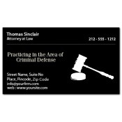 2x3.5 Custom Printed Attorney/Lawyer Business Card Magnets 20 Mil Square Corners