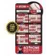 3.875x7.25 Custom Sports Schedule Baseball Shape Magnets 25 Mil