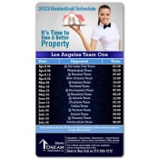 4x7 Custom One Team Los Angeles Team One Basketball Schedule Real Estate Magnets 25 Mil Round Corners