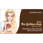 2x3.5 Personalized Beauty Salon Business Card Magnets 20 Mil Round Corners