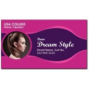 2x3.5 Personalized Beauty Salon Business Card Magnets 20 Mil Square Corners