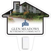 Custom Printed House Shaped Clip Magnets 