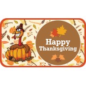 2x3.5 Custom Thanksgiving Day Magnets 20 Mil Round Corners