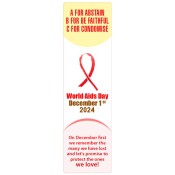7x2 Custom Aids Awareness Day Refrigerator Magnets 20 Mil