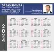3.5x4 Custom Real Estate Calendar Magnets 20 Mil Square Corners