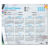 3.5x4 Custom High School Calendar Magnets 20 Mil Square Corners