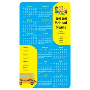 3.5 x6 Custom School Calendar Magnets 20 Mil 