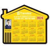 4.25x3.5 Custom House Shaped Calendar Magnets 20 Mil 