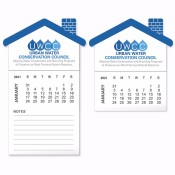 4x2.56 Custom BIC® Stock Shape Magnets with 12 Sheet Calendar