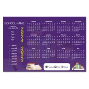 4x6 Custom Elementary School Calendar Magnets 20 Mil Square Corners