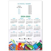 4x6 Custom School Academic Year Calendar Magnets 20 Mil Square Corners