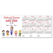 4x9 Custom Printed School Calendar Magnets 20 Mil