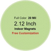 2.12 Inch Custom Circle Magnets 20 Mil