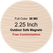 2.25 Inch Custom Circle Magnets - Outdoor & Car Magnets 35 Mil