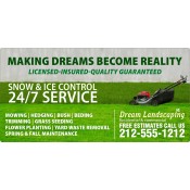 24x12 Custom Landscaping Magnetic Car Truck Auto Vehicle Signs Magnets - Outdoor & Car Magnets 35 Mil Round Corners