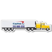 6.625x1.58 Customized Tractor Trailer Big Rig Semi Truck Shaped Indoor Magnets 35 Mil