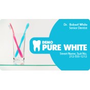 2x3.5 Custom Dental Business Card Magnets 20 Mil Round Corners
