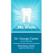 2x3.5 Personalized Dental Business Card Magnets 20 Mil Square Corners