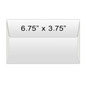 Envelope 6.75 x 3.75 Plain White