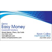 2x3.5 Custom Printed Finance Business Card Magnets 20 Mil Square Corners