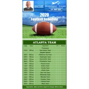 4x8 Custom One Team Atlanta Team Football Schedule Real estate Magnets 20 Mil Square Corners