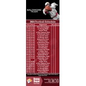 3.5x9 Custom One Team Baltimore Team Football Schedule Business Card Magnets 20 Mil